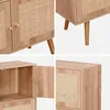 sweeek - Kinderkommode mit Holzlook und 4 Rattantüren - Produktbild-Vorschau 8