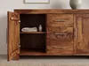FineBuy Credenza in legno massiccio di Sheesham 120 cm 2 Anteprima dell’immagine prodotto 4