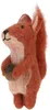 Handgemachte Fingerpuppe aus Filz - Eichhörnchen, Orange, Produktbild-Vorschau 1