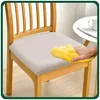 Stretch Sitzbezug für Stühle - 40 x 40 cm - Kühles Beige Produktbild-Vorschau 6