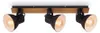 Deckenleuchte Spotleuchte vintage 3xE27 40W Holz Metall Produktbild-Vorschau 1