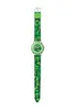 A digital watch with a green strap and face, featuring a Minecraft Creeper pattern. Náhled obrázku produktu