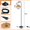 ZMH Stojací lampa Boho, stojací lampa do obývacího pokoje, Náhled obrázku produktu 2