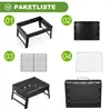 Holzkohlegrill, Reisegrill, Edelstahl Campinggrill, Produktbild-Vorschau 5