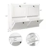 VOWNER schoenenkast met 4 deuren, smal, 105 x 24 x 80 cm, Productafbeelding-voorbeeld 5