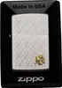 Accendino Zippo Four Leaf Clover High Polish Chrome con Anteprima dell’immagine prodotto 3