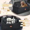 Hundeautositz für mittelgroße/große Hunde, Schwarz Produktbild-Vorschau