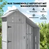 Outsunny Gartenschrank Holz Outdoor wetterfest Produktbild-Vorschau 6