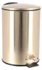 Tendance Mülleimer 3L gold 17 cm x 22,5 cm x 24 cm Metall Produktbild-Vorschau 1