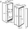 AEG SFE818E9ZC, 253 l, Integriert, E, 35 dB, SN-ST, 4,3 Produktbild-Vorschau 3