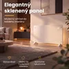 EXTRALINK Glass Panel Heater Sklenený elektrický radiátor Náhľad obrázku produktu 6