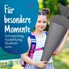 itenga Bastelschultüte 70cm mit Filzverschluss GRAU Produktbild-Vorschau 7