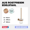 tesa MOON WC-Garnitur Set mit Bürste - selbstklebend, 379 x Produktbild-Vorschau 3