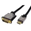 ROLINE 11.04.5873, 5 m, HDMI, DVI, Samec, Samec, Zlato Náhled obrázku produktu 1