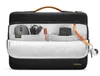 An open laptop bag showing its internal compartments filled with accessories. Náhľad obrázku produktu