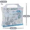 com-four® 47-teiliger Partykoffer zur Geburt eines Jungen - Produktbild-Vorschau 6