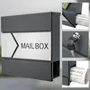 MONZANA® XXL Briefkasten Postkasten mit Zeitungsfach Produktbild-Vorschau 6