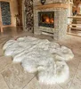 Sheepmania Qaudro Lambskin Rug Genuine Unsheared - Hustá Náhled obrázku produktu 7