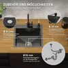 ML-Design Küchenspüle Edelstahlspüle mit Ab- und Produktbild-Vorschau 4
