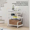 HOMCOM Printerstandaard, printertafel met 3 niveaus en Productafbeelding-voorbeeld 5