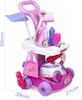 Putzwagen für Kinder, Besenwagen mit Heimspielzeug Zubehör Produktbild-Vorschau 6