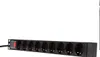 LogiLink PDU9C02, Pionowa, Aluminium, Czarny, 9 x gniazdo Podgląd zdjęcia produktu 5