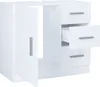 Armadio lavabo in legno | Armadio bagno | Dimensioni: H. 56 Anteprima dell’immagine prodotto 2