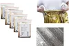 Notfall-Rettungsdecke – 160x210 cm Gold/Silber – Wärmefolie Produktbild-Vorschau 5