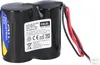 A close-up studio shot of a black alkaline battery pack with a white label and red and black wires. Produktbild-Vorschau