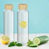 Borraccia Relaxdays con tappo in bambù, set da 6, 500 ml, Anteprima dell’immagine prodotto 2