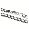 Armband 925/- Silber Panzerkette Glanz Kettenglieder 7mm Produktbild-Vorschau 4