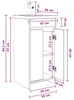 Mobili da bagno con lavabo vidaXL in rovere Artisan Anteprima dell’immagine prodotto 8