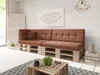 Lermowood Kissen „Verona“ für Palettenmöbel 100x40 Orange – Produktbild-Vorschau 4