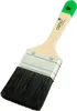 A paintbrush with black bristles and a wooden handle with a green end. Produktbild-Vorschau