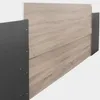 Modernes Holzbett mit 2 Nachtkommoden, Schlafzimmerset in Produktbild-Vorschau 12
