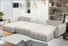 AX LIVING Canapé panoramique XXL convertible Antalya beige Voir les images du produit 3