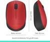 Logitech M171 Wireless Mouse red Produktbild-Vorschau 17