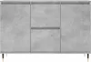 vidaXL Příborník betonový šedý 101,5x35x70 cm materiál na Náhled obrázku produktu 5