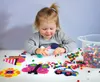 PLAYBOX, Maxi Perlen, 5000 Stück, 14 Farben, Mehrfarbig Produktbild-Vorschau 5