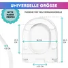 WC-Sitz mit Softclose, Toilettensitz mit Absenkautomatik, Produktbild-Vorschau 8