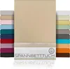 Spannbetttuch Bettlaken aus gekämmter Baumwolle Premium Produktbild-Vorschau 1
