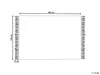 BELIANI Koc żółty beżowy bawełna130 x 180 cm abstrakcyjny Podgląd zdjęcia produktu 3