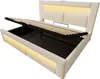 Flieks letto imbottito idraulico 180x200cm con porte di Anteprima dell’immagine prodotto 9