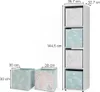 Meuble de rangement Vicco Ludus Blanc 142.5x36.2cm avec 2 Voir les images du produit 3