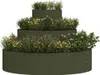 vidaXL Pot de jardin Olive vert 90 x 90 x 20 cm Voir les images du produit 2