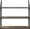 vidaXL Wandregal Wandhalterung Altholz 80 x 21 x 78,5 cm Produktbild-Vorschau 5