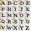 Autocollant mural 3D lettre noire miroir 150 mm, lettre A Voir les images du produit 3