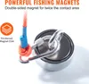 SucceBuy 1200lbs Magnet Fishing Kit, oboustranné Náhled obrázku produktu 2