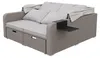 Garten-Loungesofa 2-Personen mit Sonnendach - Polyrattan Produktbild-Vorschau 16