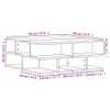 Couchtisch Räuchereiche 70x70x29 cm Holzwerkstoff Produktbild-Vorschau 9